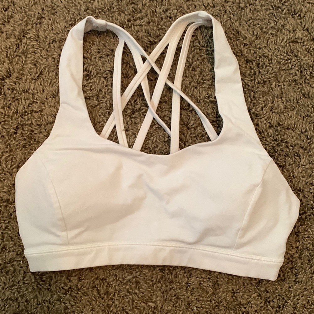 White Lululemon Sports Bra